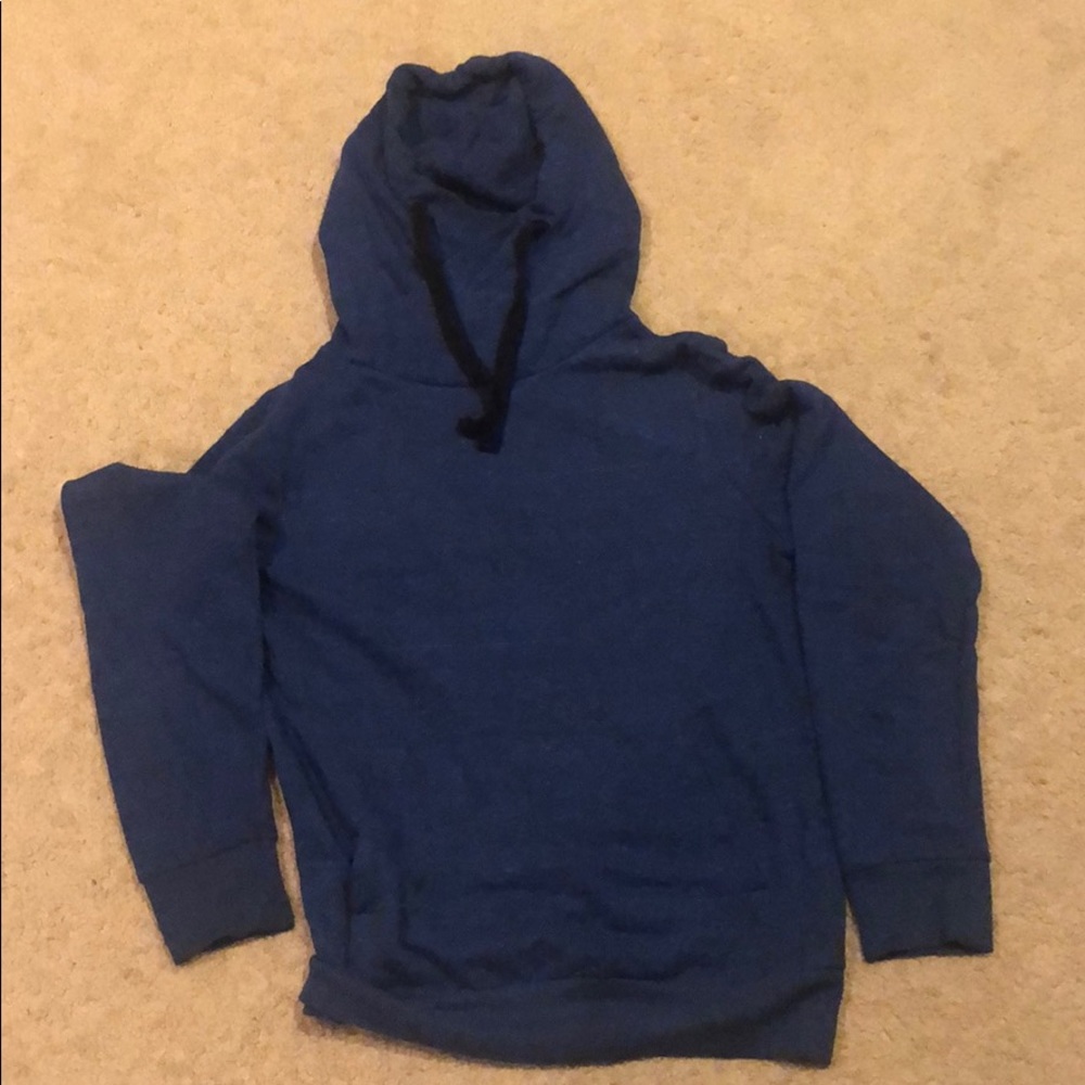 Blue hoodie